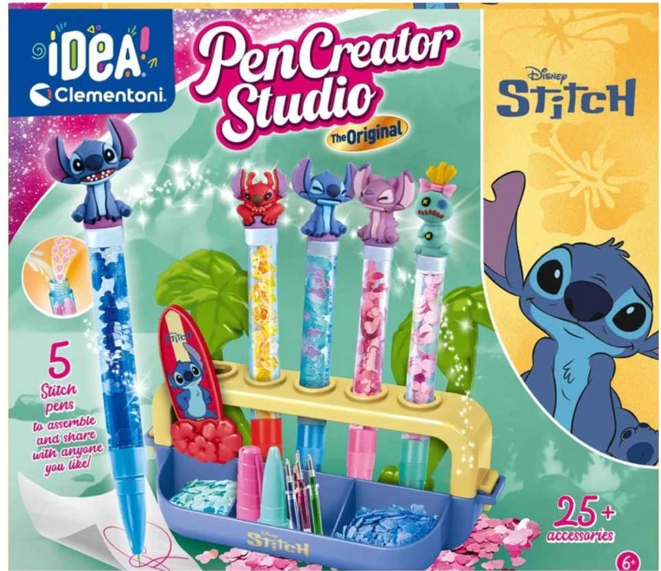 Rašiklių gaminimo rinkinys Clementoni Disney Stitch 18218