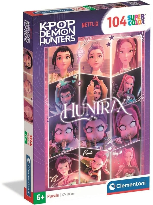 Clementoni Dėlionė 104 vnt. - K-Pop Demon Hunters aprašymas - Prekės nuotrauka