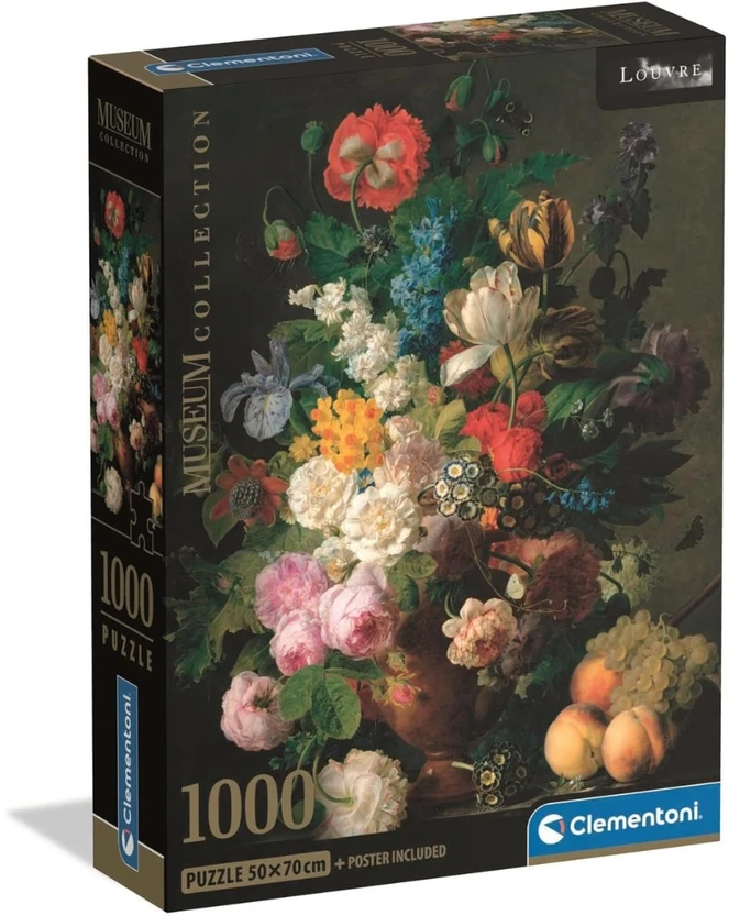 vClementoni Dėlionė 1000 vnt. - Jan Frans van Dael: Gėlių vaza