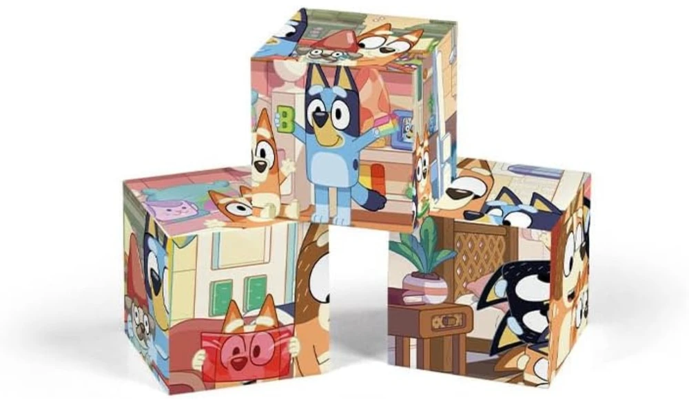 Bluey. 6 dalių Clementoni kaladėlės