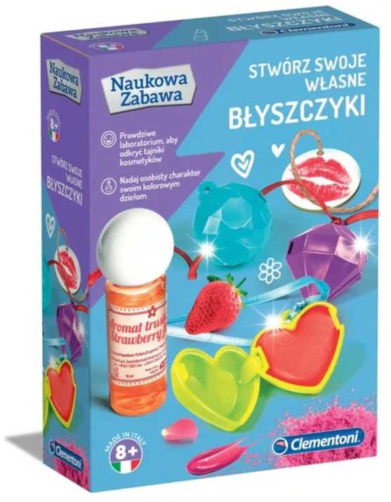 Clementoni: Moksliniai linksmybės - lūpų blizgiai