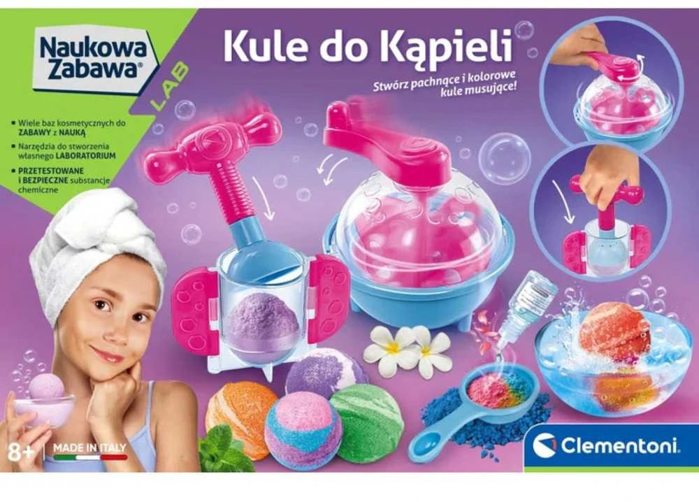 Vonios burbulų laboratorija lenkų kalba Clementoni 50397