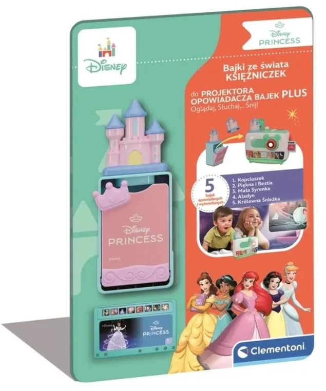 Clementoni Zabawki Clementoni Žaislai CLE DISNEY Princesės bajki do projektora 50456