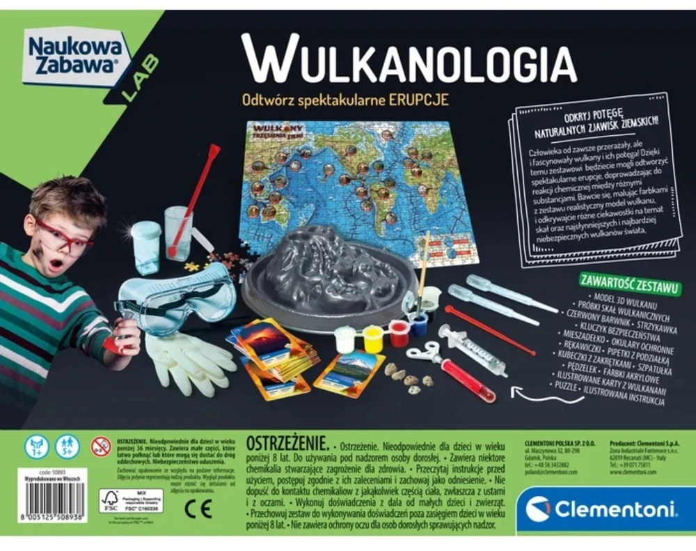 Kūrybinis žaidimas Vulkanas Clementoni