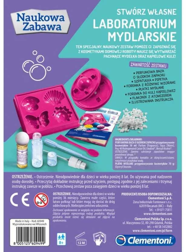 Clementoni: Mokslinės linksmybės - muilo laboratorija