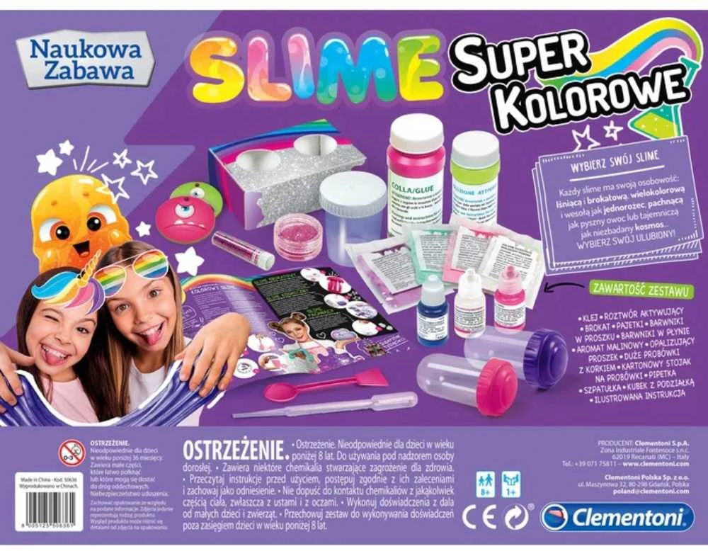 Clementoni: Mokslinė linksmybių - ypač spalvingos gleivės
