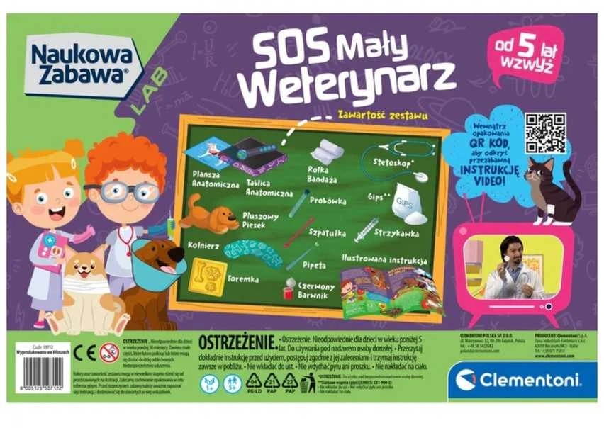 Clementoni Scientific Fun SOS Little Veterinary 50712