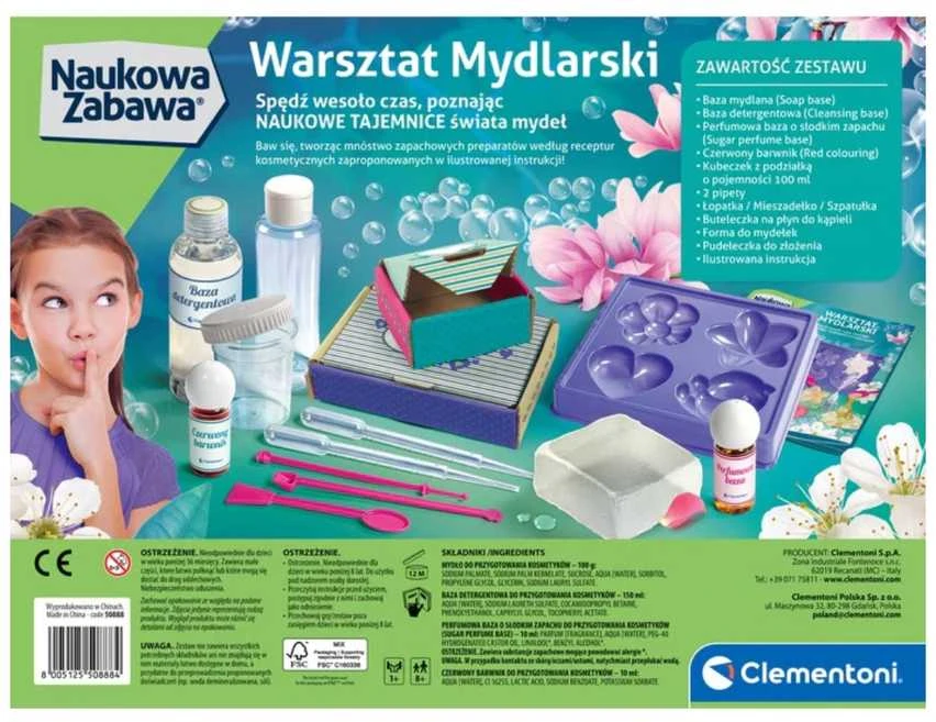 Clementoni rinkinys – muilo dirbtuvės