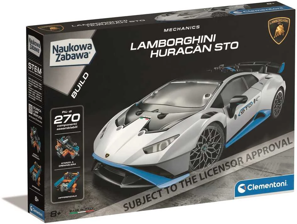 Clementoni Konstravimo rinkinys Lamborghini Huracan modeliui