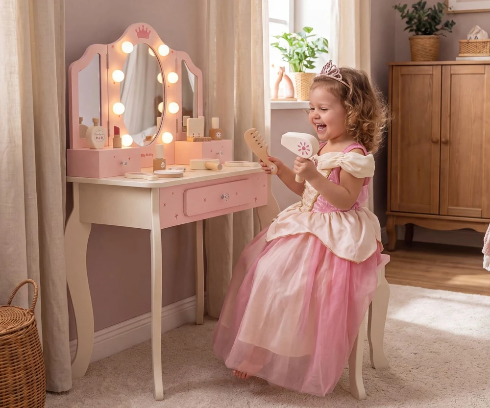 Dėlionė Milly Mally 77100 Toaletka Queen Rožinė