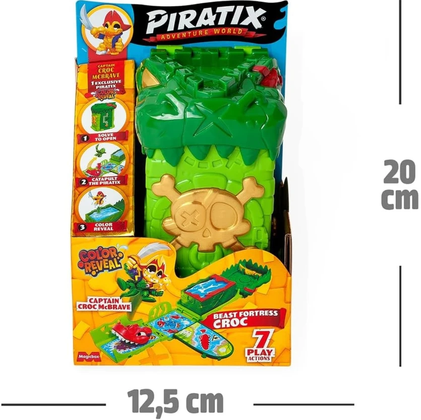 Dėlionė Mix Magic Box PPXSP116IN81 Piratix Forteca Piracka Beast Fortress Croc