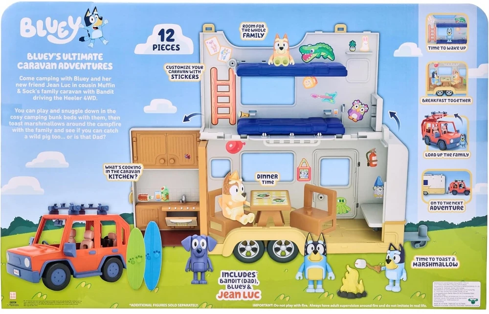 Dėlionė Mix Moose Toys 13096 Bluey Rinkinys Cruiser Kamper