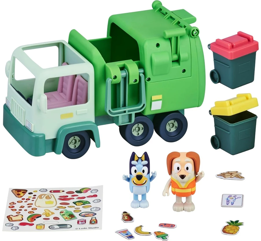 Mix Bluey Rinkinys šiukšliavežis
