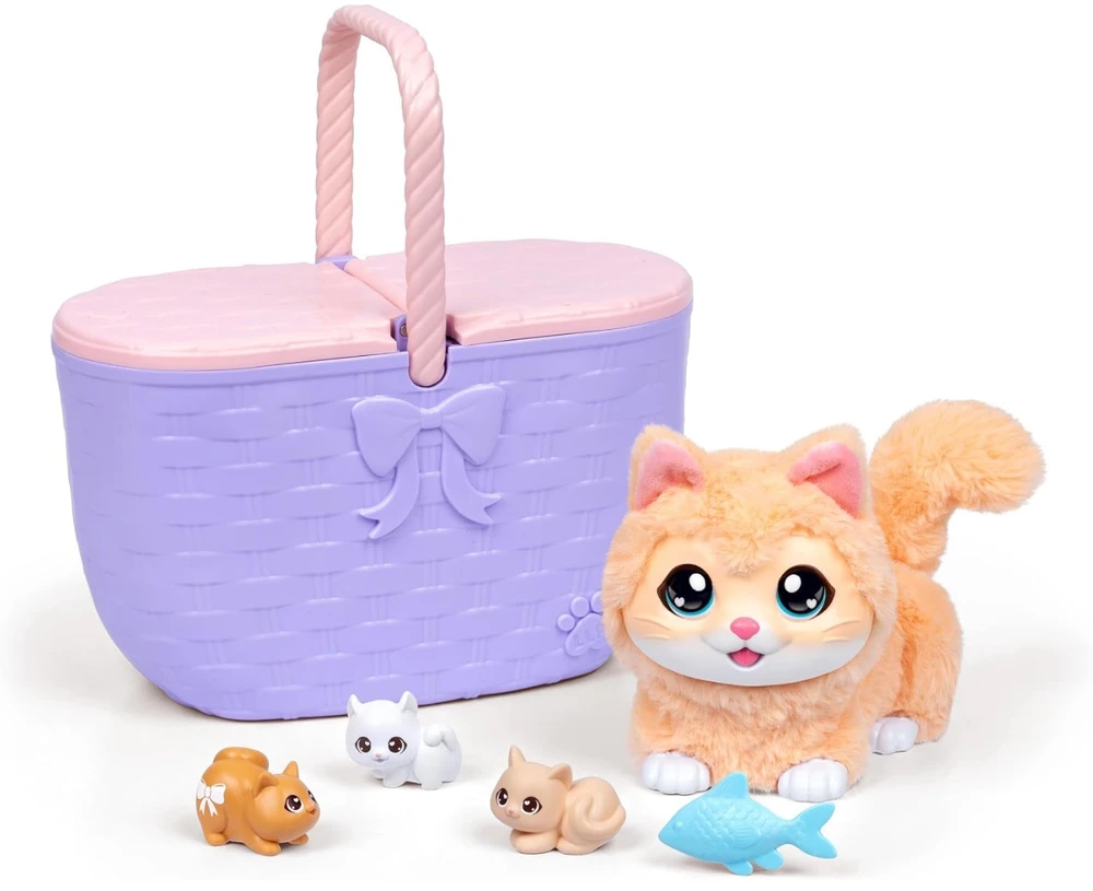 Cobi LITTLE LIVE PETS Interaktyvus rinkinys „Katė su kačiukais“