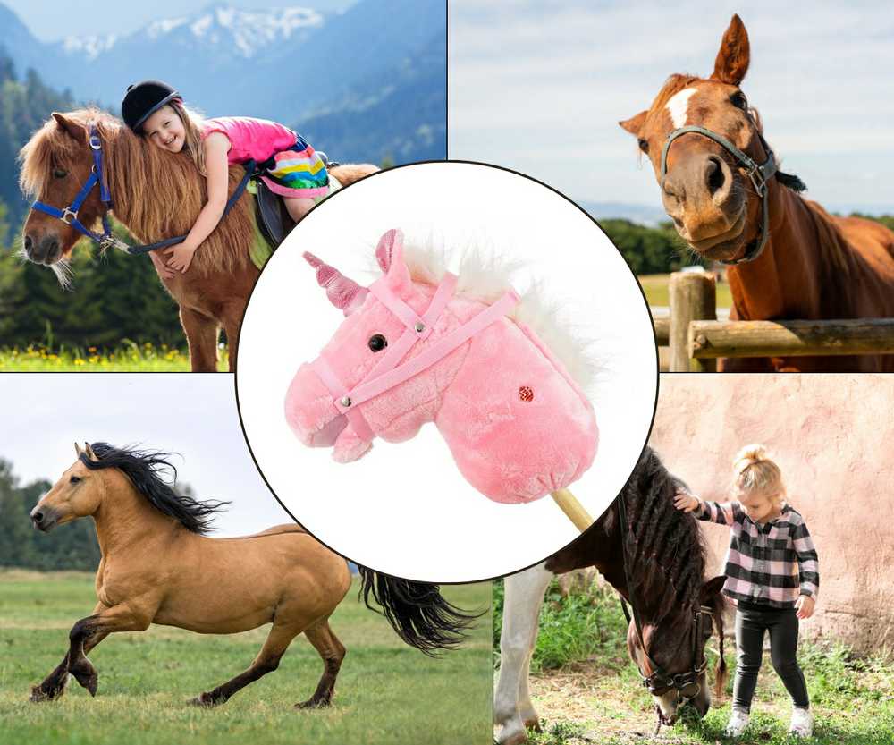 Milly Mally hobis arklys ant rožinės lazdos