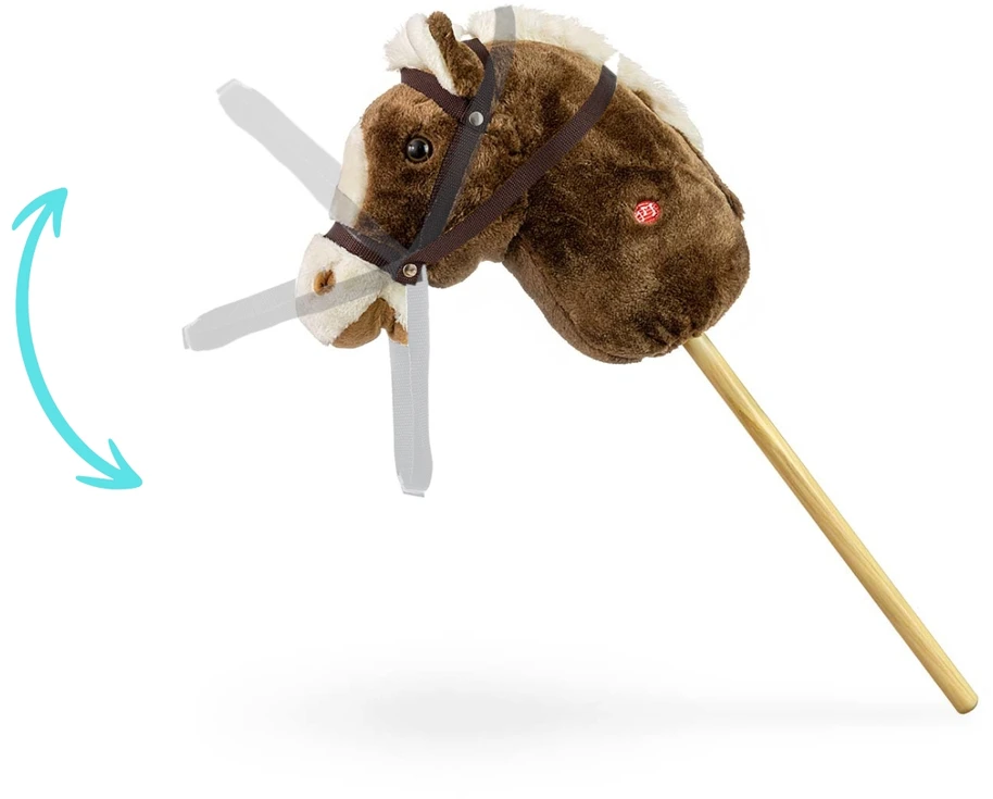 Milly Mally Hobis Stick Horse Tamsiai ruda