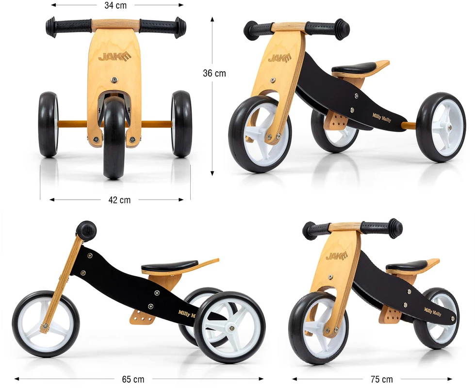 MILLY MALLY 5363 Transporto priemonė JAKE CLASSIC JUODA
