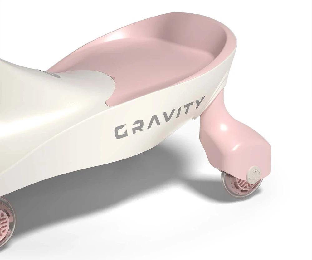 Milly Mally Jeździk „Gravity Ride-on“ kreminės-rožinės spalvos vežimėlis
