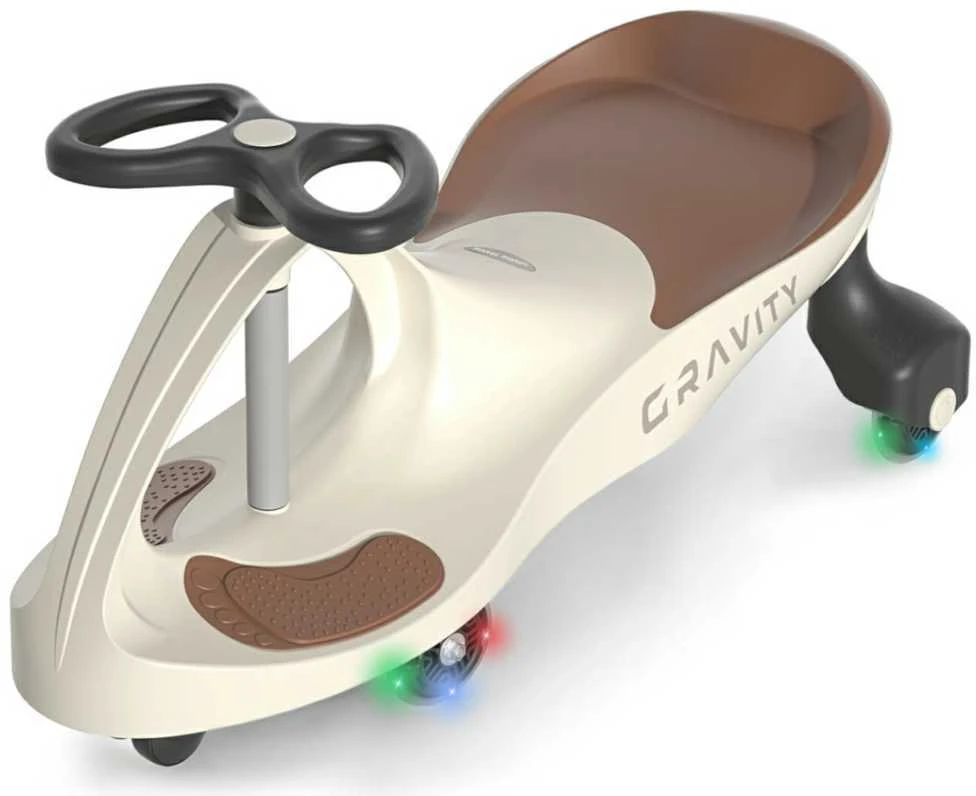 Milly Mally Gravity Cavalletto Gravitazionale Per Bambini - Rosa/Navy - Veicolo A Spinta Con Ruote Luminose