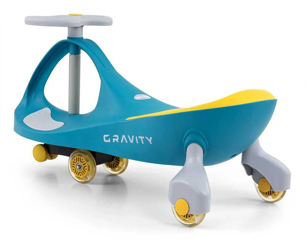 Vaikiškas balansinis dviratis Gravity Milly Mally žaliai geltonas