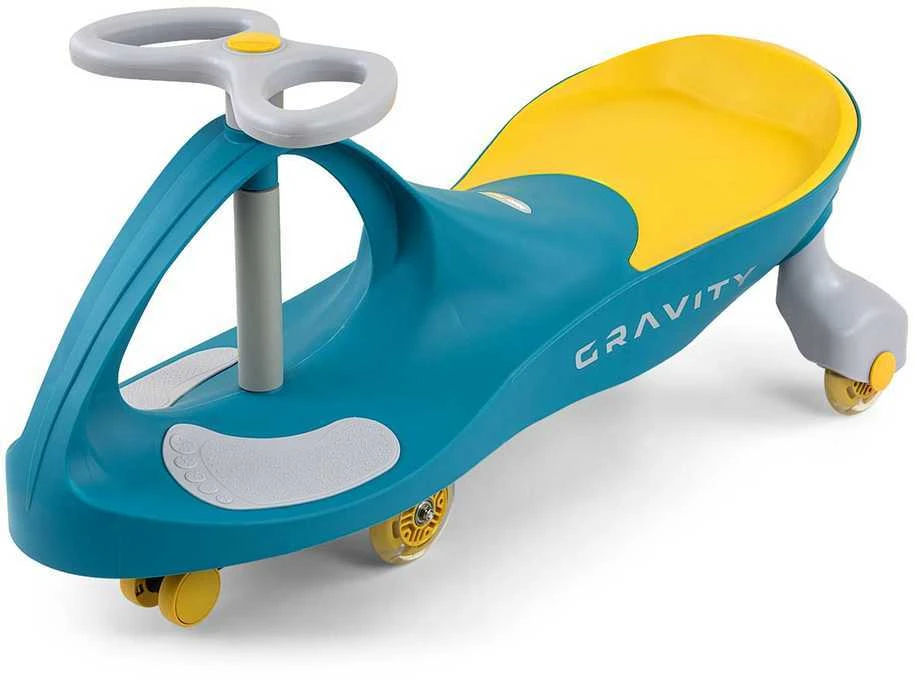 Vaikiškas balansinis dviratis Gravity Milly Mally žaliai geltonas