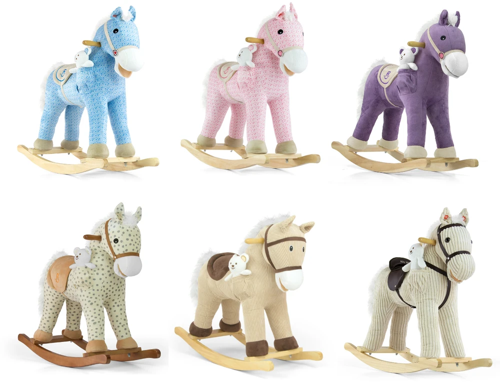 Supamas arkliukas su melodija Milly Mally Pony violetinis