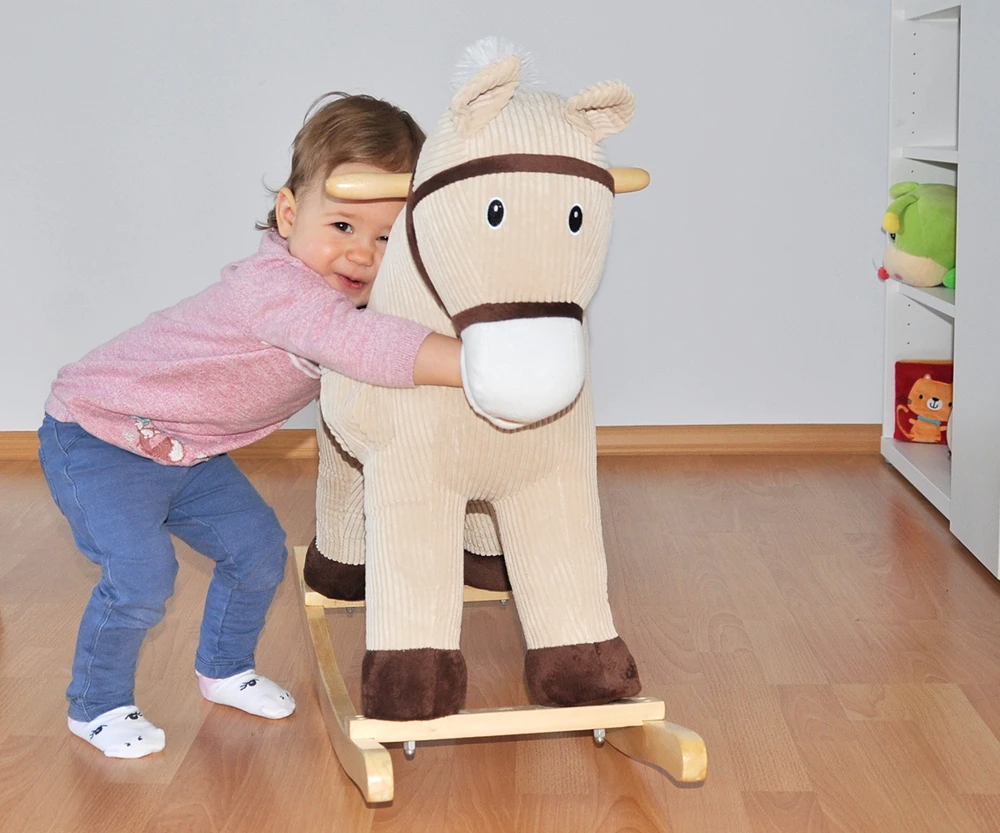 Supamas arkliukas su melodija Milly Mally Pony violetinis