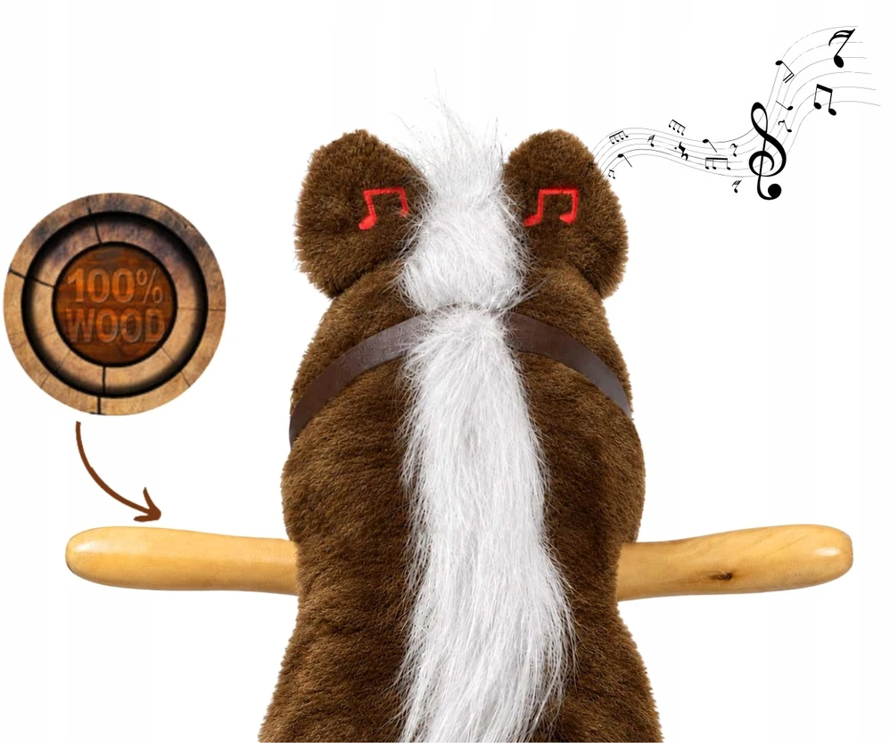 Milly Mally Arkliukas Teddy Tamsiai Ruda