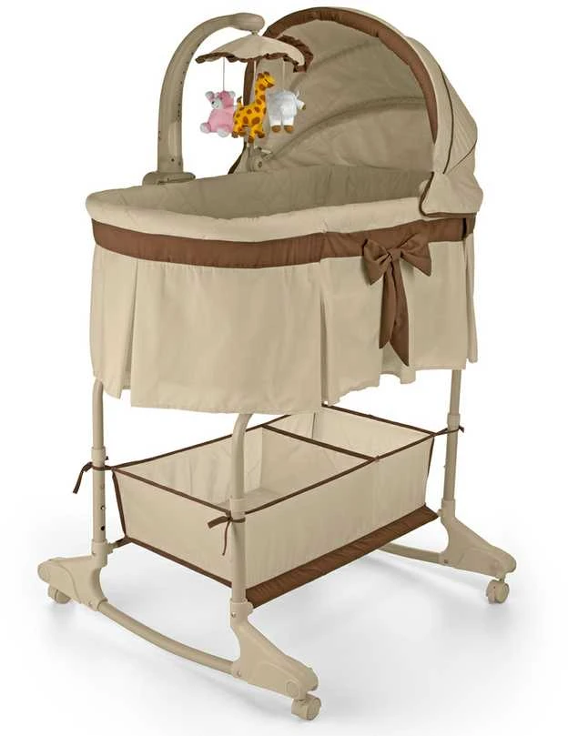 CREAM Lopšys Milly Mally Sweet Melody 4in1Remote Kreminis