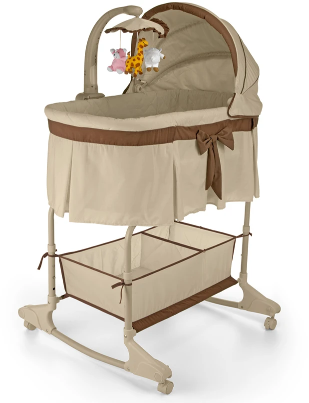 CREAM Lopšys Milly Mally Sweet Melody 4in1Remote Kreminis