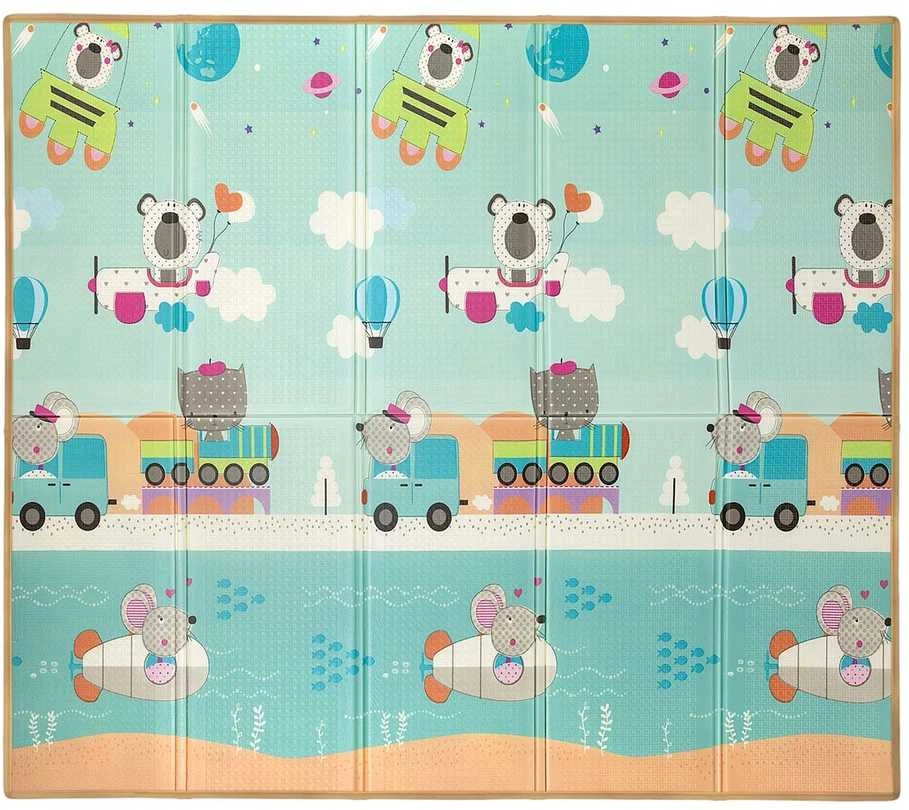MILLY MALLY 6432 Play Circus ir Travel T1 sulankstomas putplasčio kilimėlis
