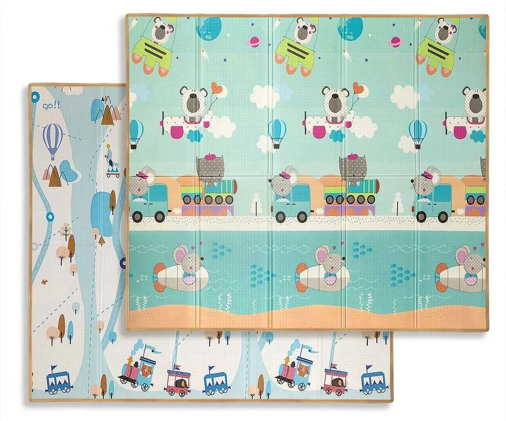 MILLY MALLY 6432 Play Circus ir Travel T1 sulankstomas putplasčio kilimėlis