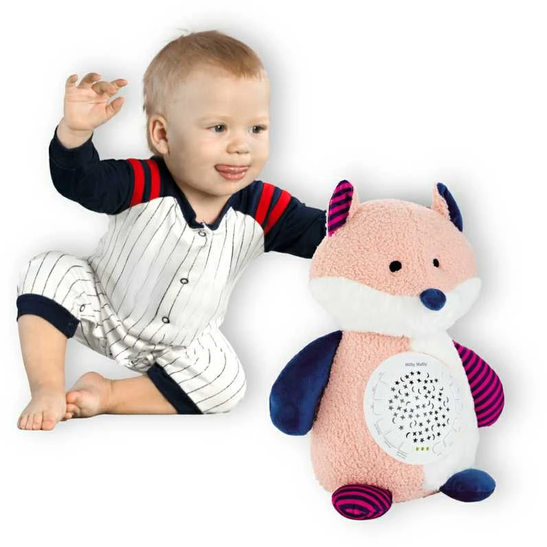 MILLY MALLY Milly Fox projektoriaus pliušinis žaislas