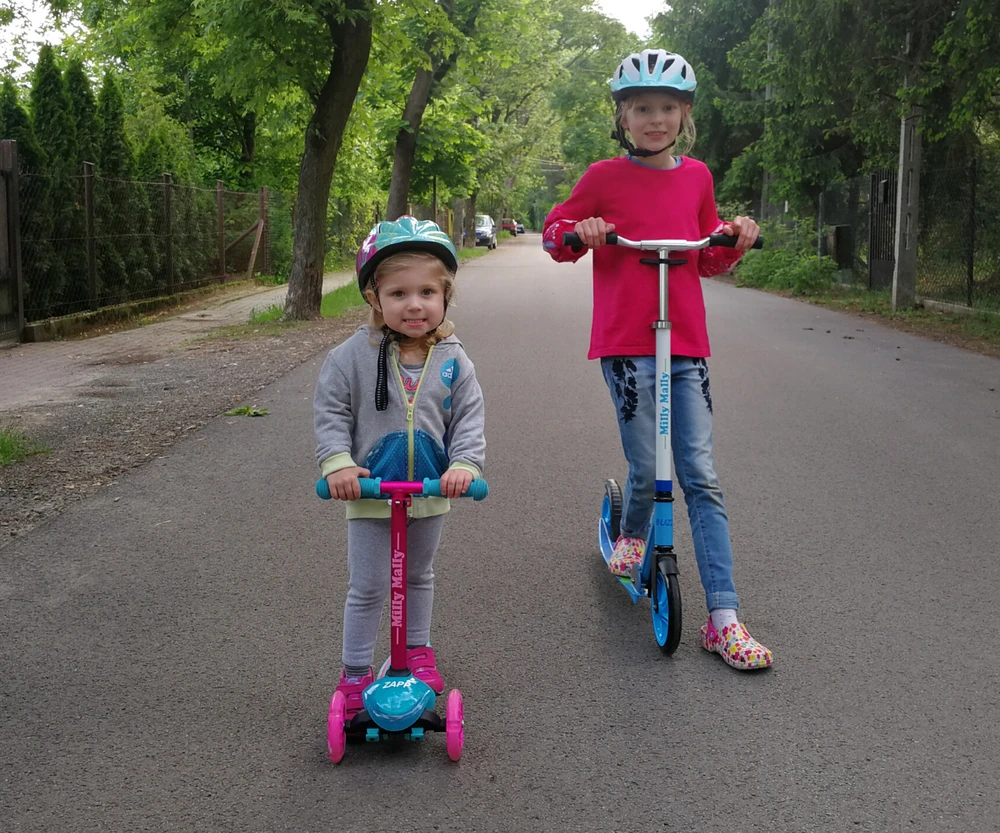 MILLY MALLY Motoroleris Zapp Tamsiai mėlynas