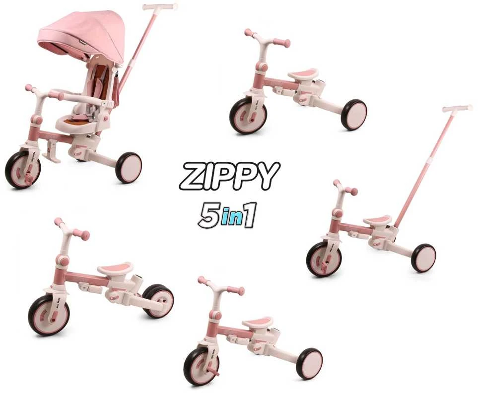 Milly Mally Rožinė Triratis Zippy, Rožinė