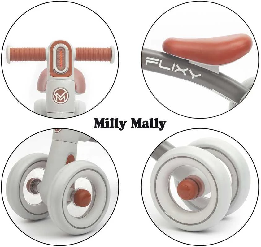Milly Mally Balansinis dviratukas Flixy, Pilkas