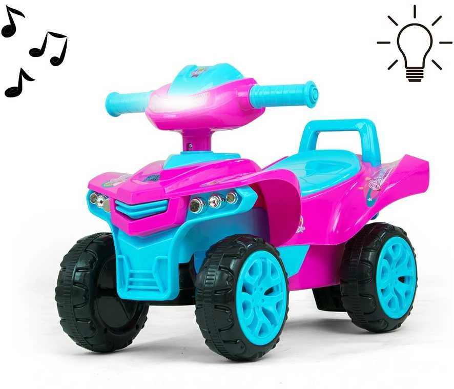 Paspiriama mašinėlė Milly Mally Monster Pink, rožinė