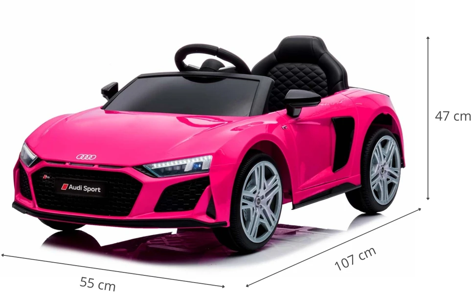 Milly Mally Važiuoklė na akumulator Audi R8 Spyder Rožinė