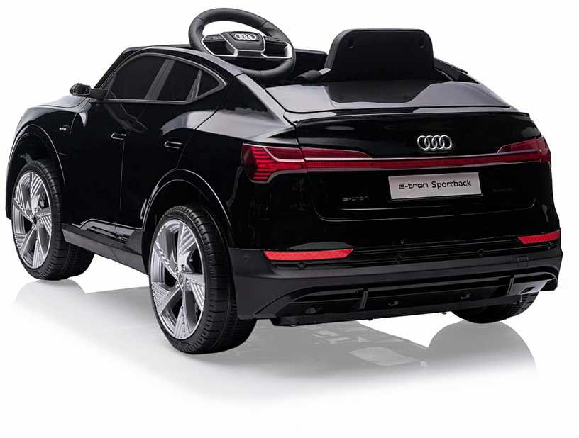 Milly Mally Akumuliatorinė transporto priemonė Audi E-Tron Sportback 4x4 Juoda