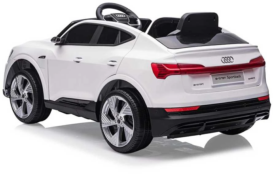 Milly Mally Audi E-Tron Sportback Baltas akumuliatoriumi varoma transporto priemonė