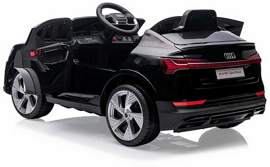 Milly Mally Akumuliatorinė transporto priemonė Audi E-Tron Sportback 4x4 Juoda