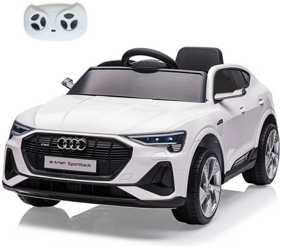 Milly Mally Audi E-Tron Sportback Baltas akumuliatoriumi varoma transporto priemonė