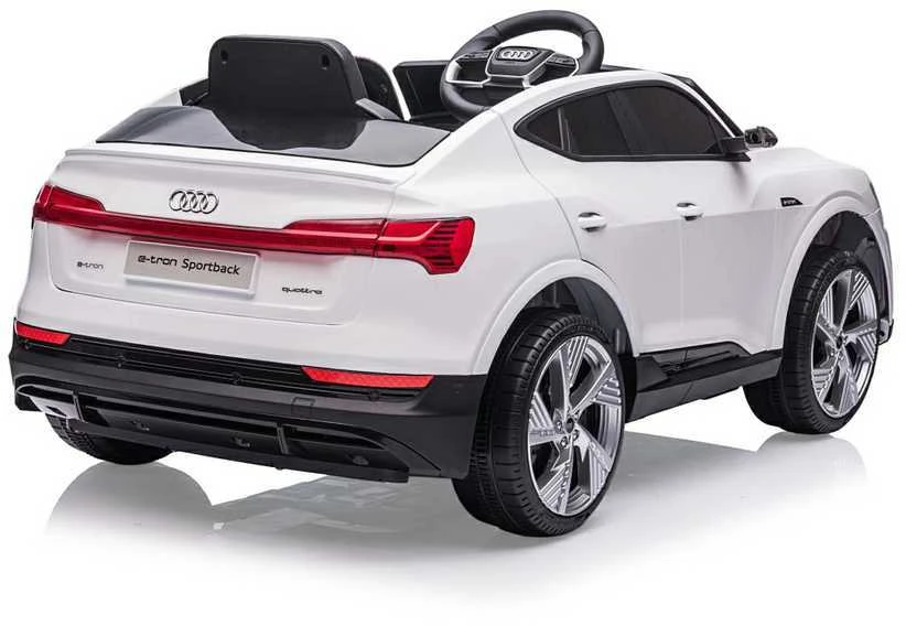 Milly Mally Audi E-Tron Sportback Baltas akumuliatoriumi varoma transporto priemonė