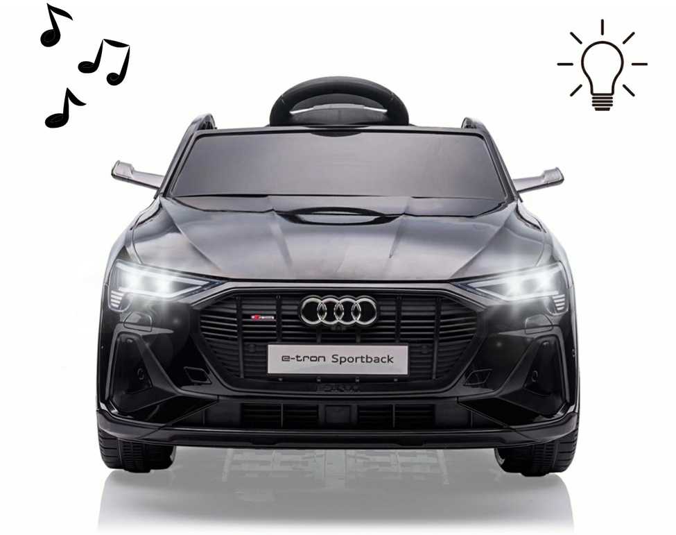 Milly Mally Akumuliatorinė transporto priemonė Audi E-Tron Sportback 4x4 Juoda