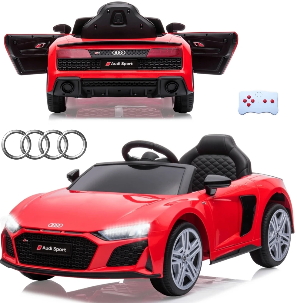 MILLY MALLY 5734 Audi R8 Spyder Raudona akumuliatorinė transporto priemonė