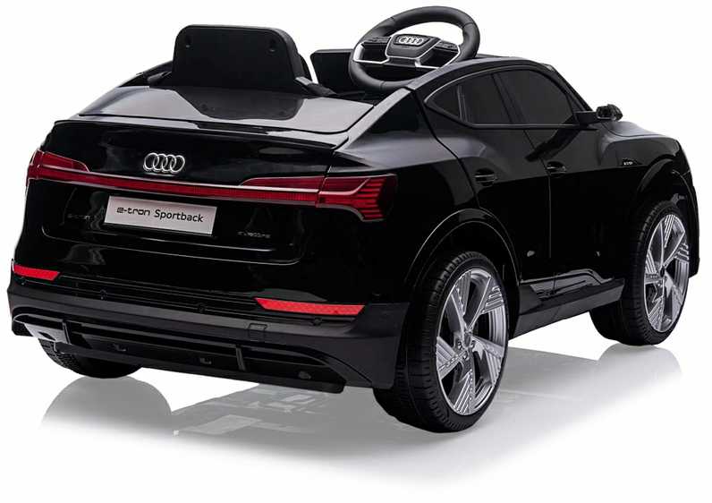 Milly Mally Akumuliatorinė transporto priemonė Audi E-Tron Sportback 4x4 Juoda