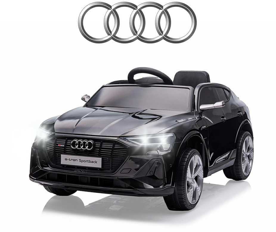Milly Mally Akumuliatorinė transporto priemonė Audi E-Tron Sportback 4x4 Juoda