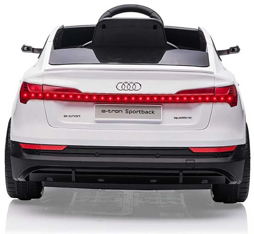Milly Mally Audi E-Tron Sportback Baltas akumuliatoriumi varoma transporto priemonė