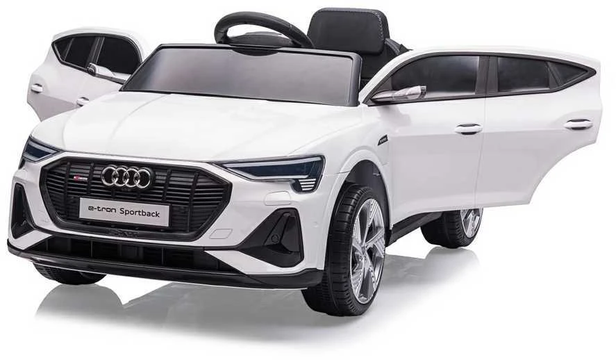 Milly Mally Audi E-Tron Sportback Baltas akumuliatoriumi varoma transporto priemonė