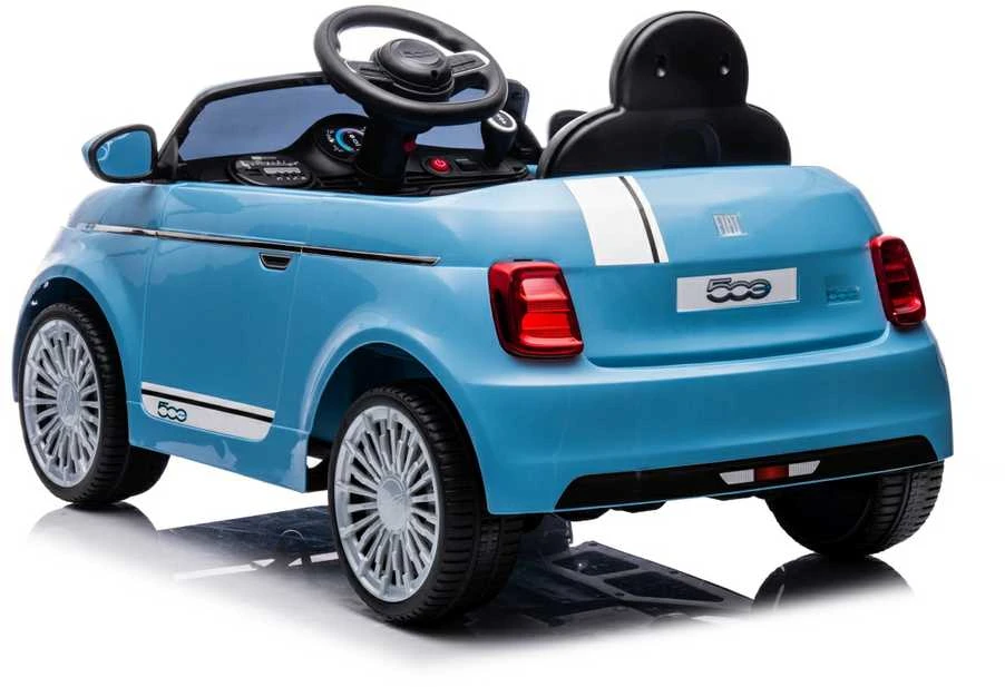 Milly Mally Mėlyna Elektromobilis Fiat 500e, Mėlyna